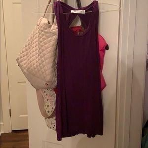 TCU purple impeccable pig tank top